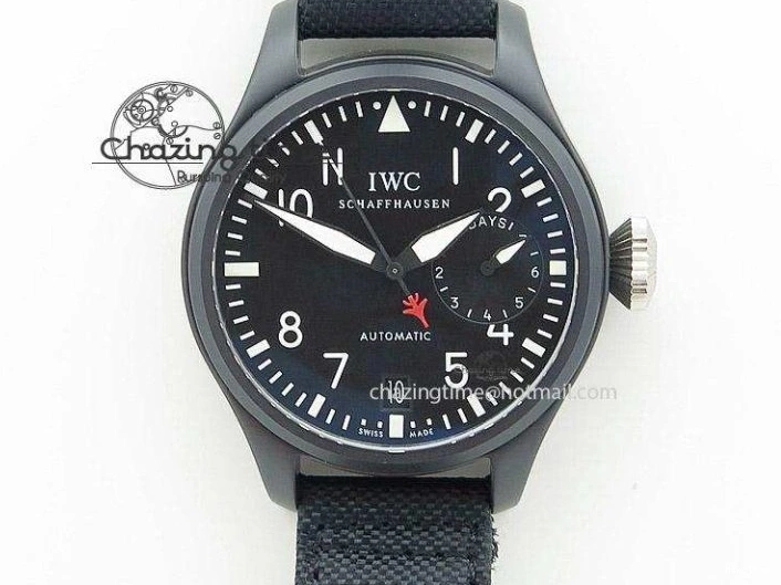 MIROTIME 1231 WaterResistant Pilot Chrono 2016 IW377710 ZF 1:1 Best Edition Black Dial On SS Bracelet A7750 V 7277